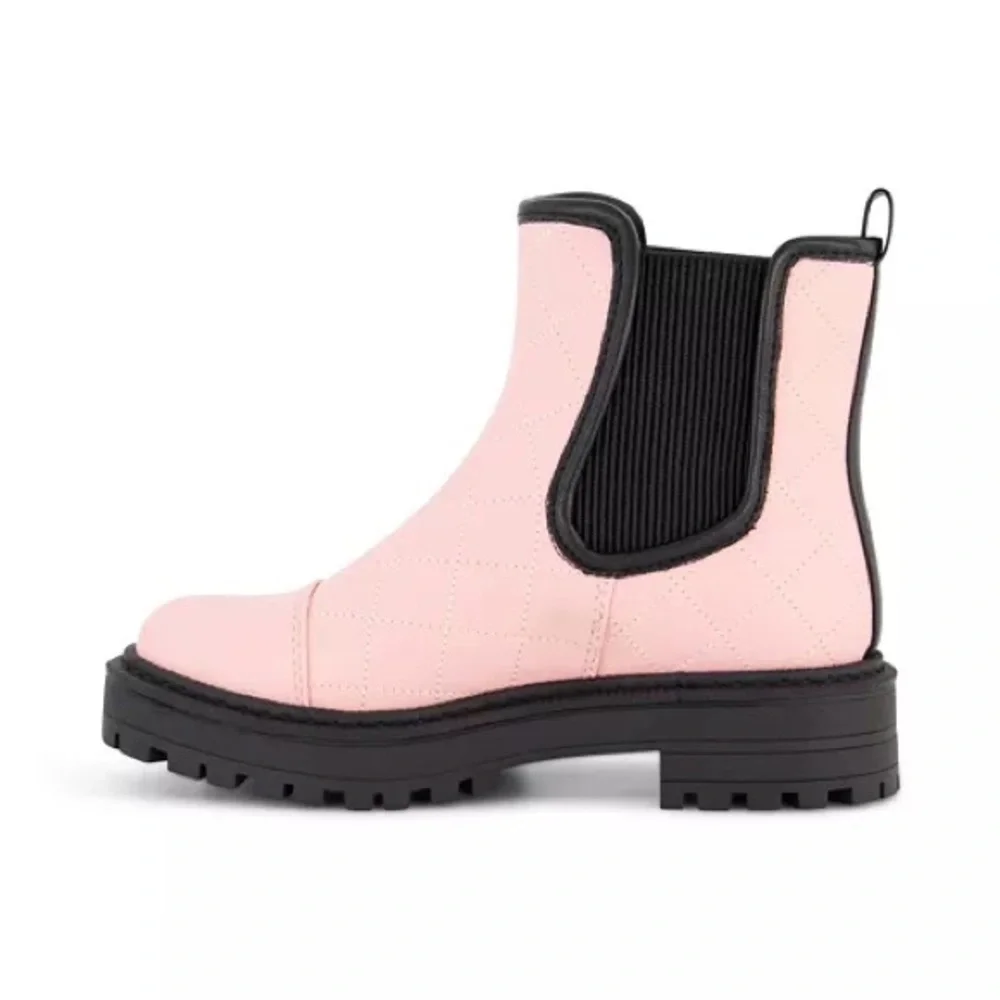 LIKE NEW Sam Edelman Little and Big Girls Lucianna Quilt Moto Boot